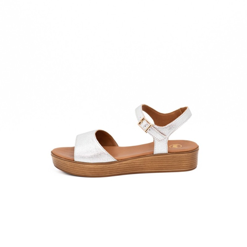 SMS Selma Cuir Metal Argent
