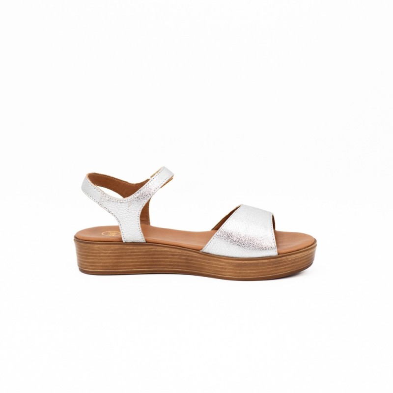 SMS Selma Cuir Metal Argent