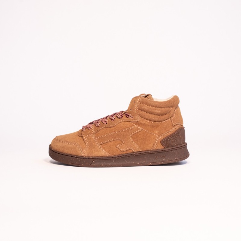 FAGUO Hazel Mid Basket Suède Cam00