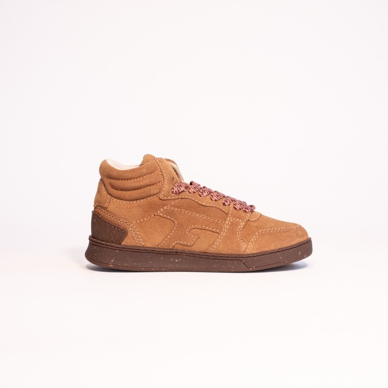 FAGUO Hazel Mid Basket Suède Cam00