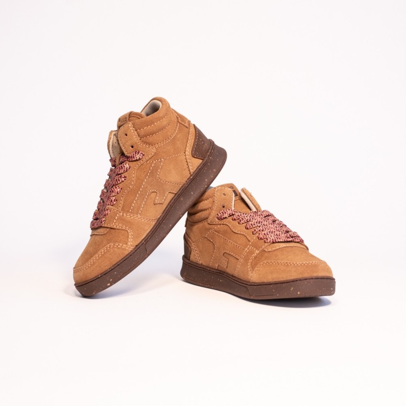 FAGUO Hazel Mid Basket Suède Cam00