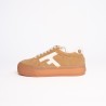 FAGUO Walnut Platform Tennis Suède BEI07