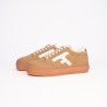 FAGUO Walnut Platform Tennis Suède BEI07