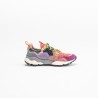 FLOWER MOUNTAIN Yamano 3 Woman Suède/Nylon Burgundy-Fuchsia-Cipria