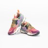 FLOWER MOUNTAIN Yamano 3 Woman Suède/Nylon Burgundy-Fuchsia-Cipria