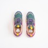 FLOWER MOUNTAIN Yamano 3 Woman Suède/Nylon Petrol-Stone-Beige