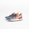 FLOWER MOUNTAIN Yamano 3 Woman Suède/Nylon Petrol-Stone-Beige