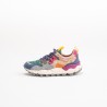 FLOWER MOUNTAIN Yamano 3 Woman Suède/Nylon Petrol-Stone-Beige