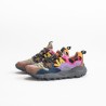 FLOWER MOUNTAIN Yamano 3 Woman Suède/Nylon Leo Anthracite Violet