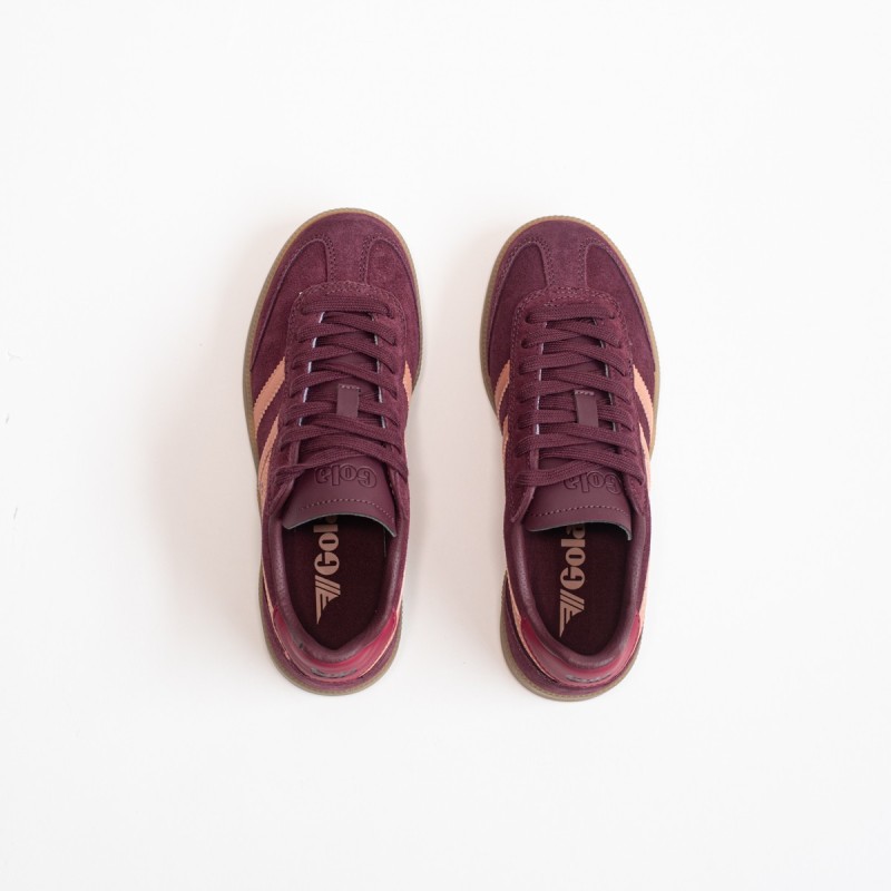 GOLA Womens Viper Trainer Wine/Terracotta/Cerise/Gum