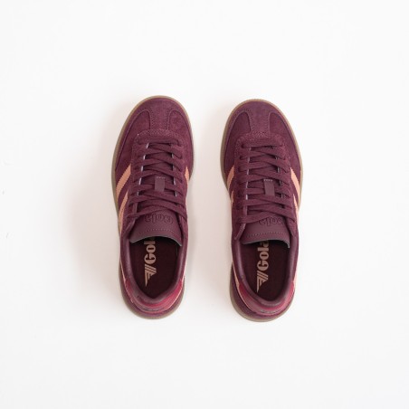 GOLA Womens Viper Trainer Wine/Terracotta/Cerise/Gum