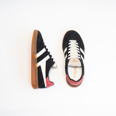 GOLA - Womens Cyclone Trainer Black/OffWhite/Coral/Gum