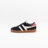 GOLA Womens Cyclone Trainer Black/OffWhite/Coral/Gum