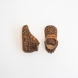 SHOESME BP25W008-D Léopard Cognac