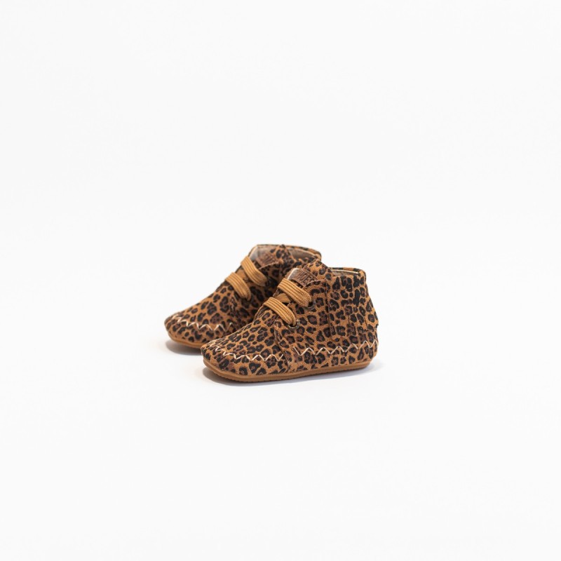 SHOESME BP25W008-D Léopard Cognac