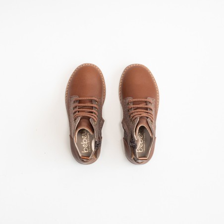 BEBERLIS Bottine 22185-B Piel Cathay Cuoio