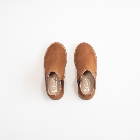 BEBERLIS Boots 23480 Piel Serraje Hidrof Cognac