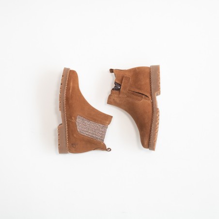 BEBERLIS Boots 23480 Piel Serraje Hidrof Cognac