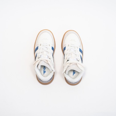 GOLA - Children's Talon Trainer White/Marine Blue/Cement/Gum