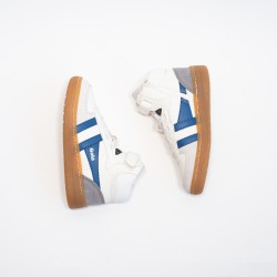 GOLA - Children's Talon Trainer White/Marine Blue/Cement/Gum