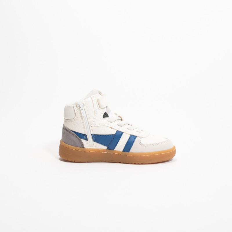 GOLA - Children's Talon Trainer White/Marine Blue/Cement/Gum