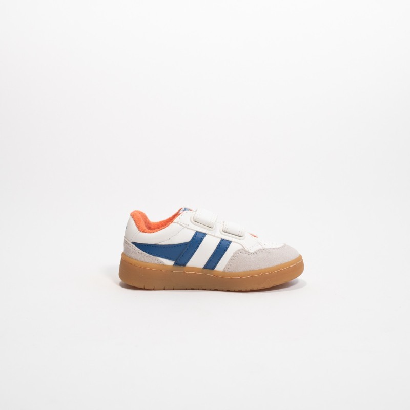 GOLA - Children's Eagle Strap Trainer White/Marine