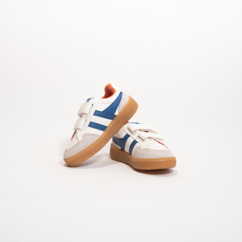 GOLA - Children's Eagle Strap Trainer White/Marine