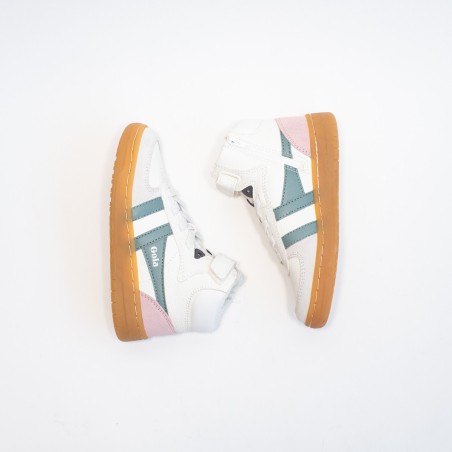 GOLA - Children's Talon Trainer White/Slate/ChalkPink/Gum