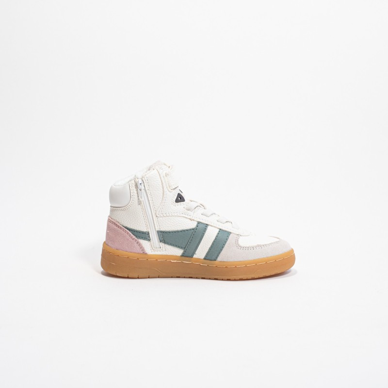GOLA - Children's Talon Trainer White/Slate/ChalkPink/Gum