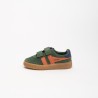 GOLA - Children's Viper Strap Trainer Evergreen/MoodyOrange/Navy/Gum