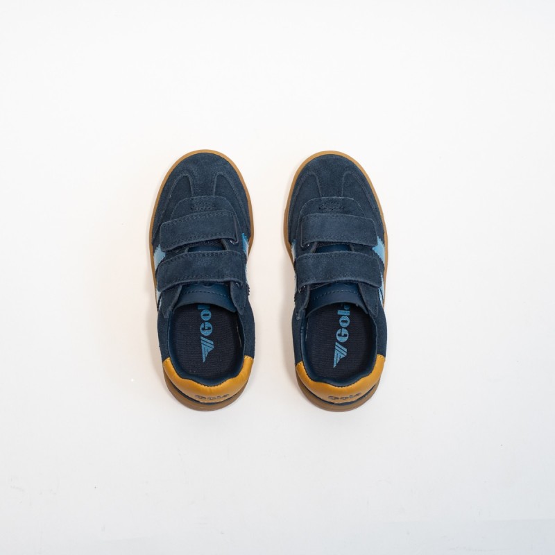 GOLA - Children's Viper Strap Trainer Navy/Santorini/Gum
