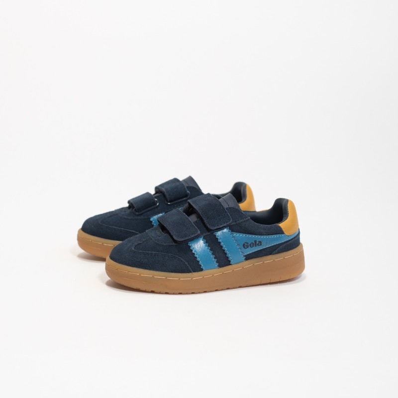 GOLA - Children's Viper Strap Trainer Navy/Santorini/Gum