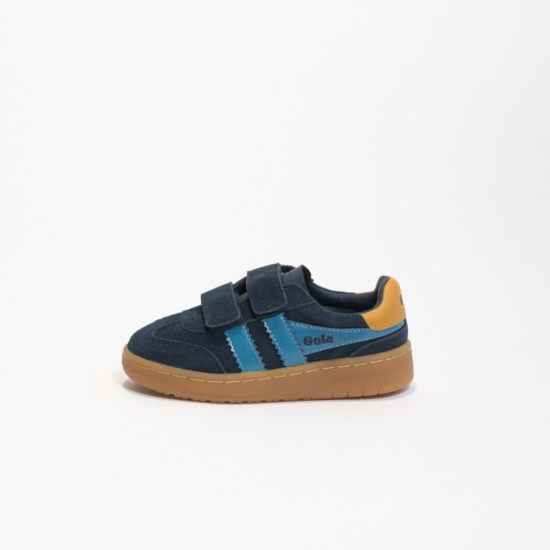 GOLA - Children's Viper Strap Trainer Navy/Santorini/Gum