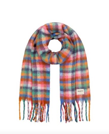 BARTS - Plaity Scarf Pink