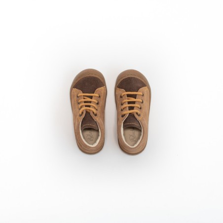 NATURINO Cocoon Suède Brown-Dark Brown-Zucca