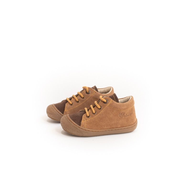 NATURINO Cocoon Suède Brown-Dark Brown-Zucca