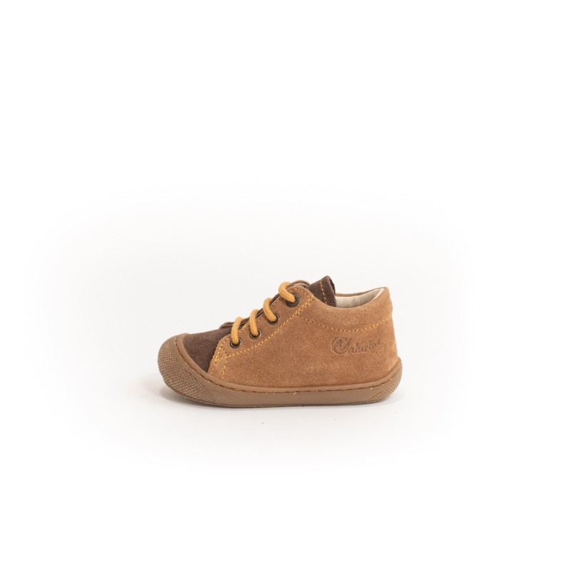 NATURINO Cocoon Suède Brown-Dark Brown-Zucca