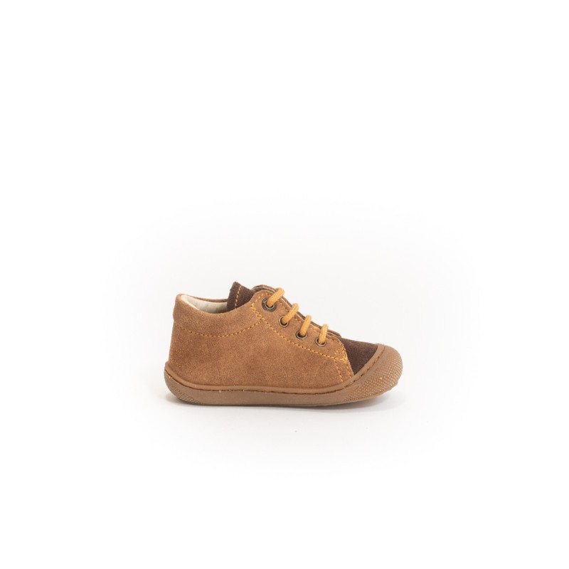 NATURINO Cocoon Suède Brown-Dark Brown-Zucca