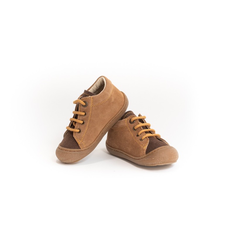 NATURINO Cocoon Suède Brown-Dark Brown-Zucca
