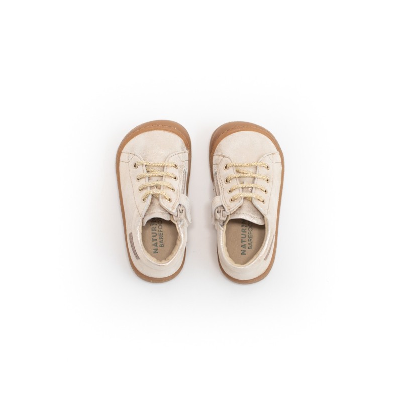 NATURINO Barefoot Amur Zip Monet Platinum