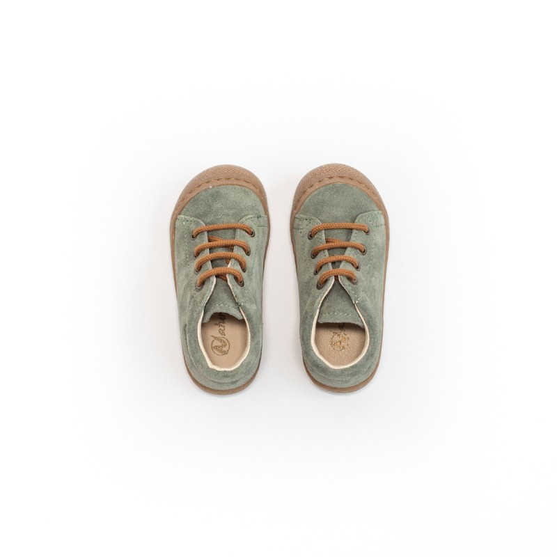 NATURINO Cocoon Suède Olive-Brown