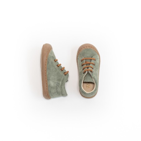 NATURINO Cocoon Suède Olive-Brown
