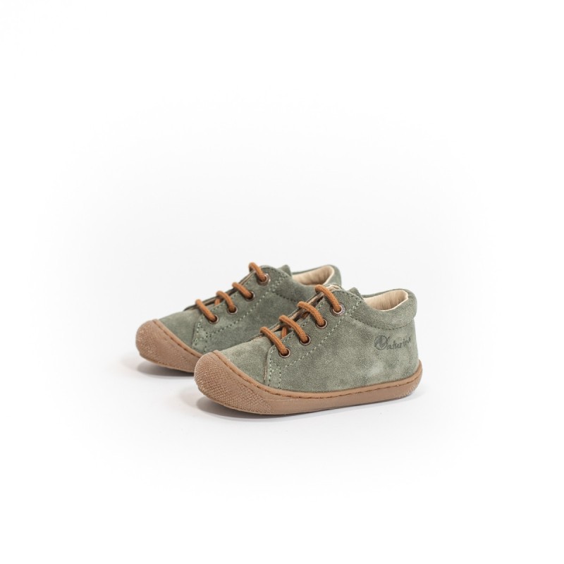 NATURINO Cocoon Suède Olive-Brown