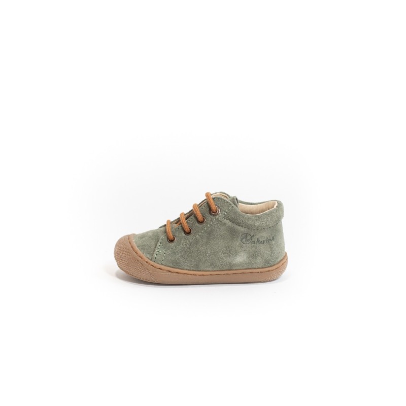 NATURINO Cocoon Suède Olive-Brown