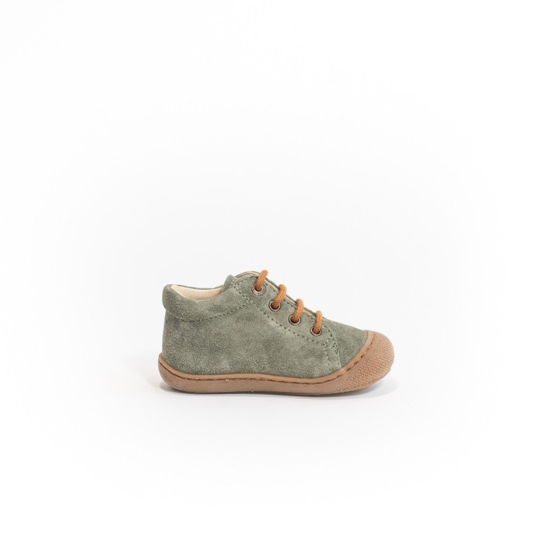 NATURINO Cocoon Suède Olive-Brown