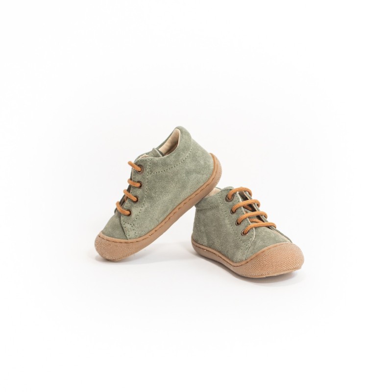 NATURINO Cocoon Suède Olive-Brown