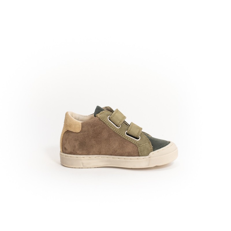 NATURINO Lovan VL Suède Wax Forest Lightbrown-Militare