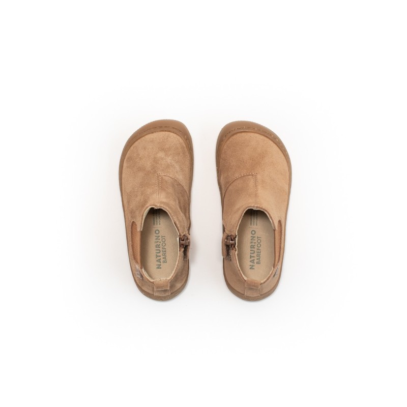 NATURINO Barefoot Glitty Suède Brown