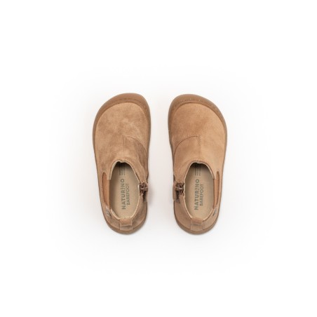 NATURINO Barefoot Glitty Suède Brown