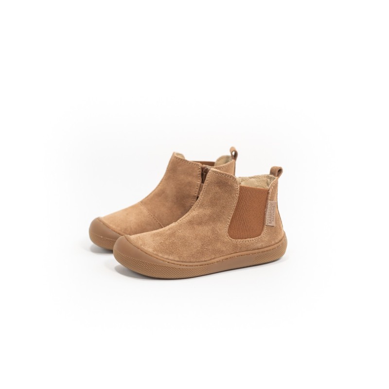 NATURINO Barefoot Glitty Suède Brown